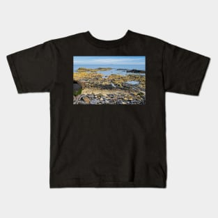 Rocks Sand and Sea Seascape Kids T-Shirt